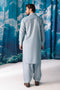 V-GREY-RIB DOBBY-SHALWAR SUIT  - (GSSW24-005)