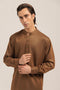 GOLDEN-BLENDED-SHALWAR SUIT - (GSSW24-015)