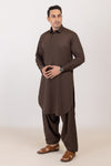 D-BROWN-BLENDED-SHALWAR SUIT- (GSSW24-017)