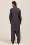 M-GREY-BLENDED-SHALWAR SUIT  - (GSSW24-018)