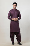 GRAPE-COTTON-KURTA SHALWAR - (KSRR24-016)