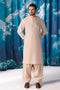 SO-BEIGE-BLENDED-KURTA SHALWAR - (KSRW24-008)