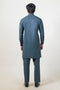 B-GREEN-BLENDED-KURTA TROUSER - (KSW24-021)