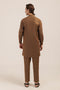 GOLDEN-BLENDED-KURTA TROUSER - (KSW24-024)