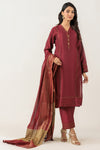 MAROON-SILK-3 PIECE (PWS7243P13)