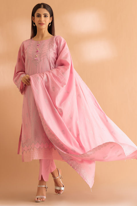 PINK-JACQUARD-3 PIECE (SJ1243P09)