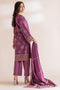 PURPLE-JACQUARD-3 PIECE (SS2243P21)