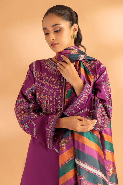 PURPLE-CAMBRIC-3 PIECE (SS5243P17)