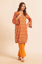 ORANGE-KHADDAR-2 PIECE (WS1242P03)