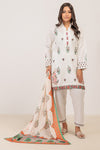 O-WHITE-KHADDAR-3 PIECE (WS2243P15)