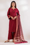 MAROON-KHADDAR-3 PIECE (WS5233P13)