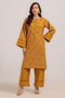 MUSTARD-JACQUARD-2 PIECE (WS6242P14)