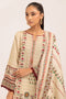 BEIGE-KHADDAR-3 PIECE (WS6243P30)