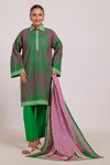 GREEN-KHADDAR-3 PIECE (WS7243P30)